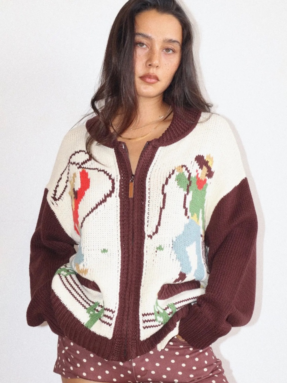 NWT Western Knit Cardigan Sweater